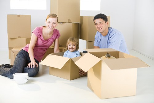 Example household move and storage load in Maidavale