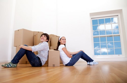 Private secure storage space for boxes, furniture, and stock