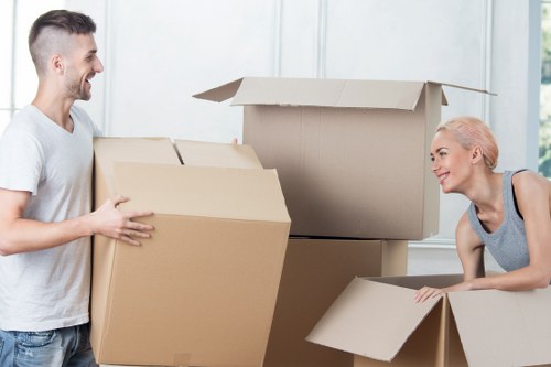 Organised packing services for a flat move in Maidavale
