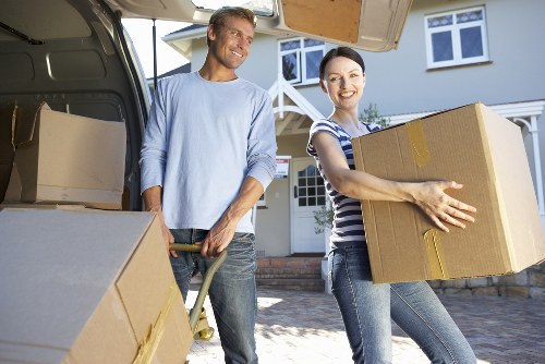 Careful loading for a flat removals job in Maidavale