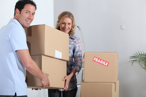 A local Maidavale team handling confidential records and office files
